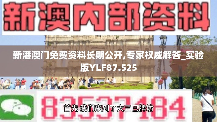 新港澳门免费资料长期公开,专家权威解答_实验版YLF87.525