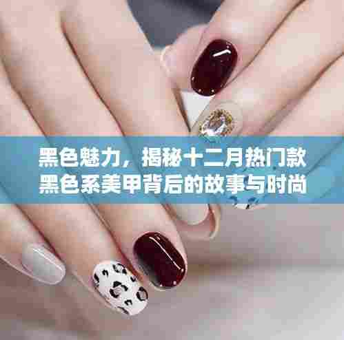 揭秘黑色魅力，十二月热门黑色系美甲背后的时尚故事与地位