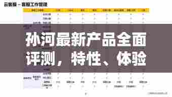 孙河最新产品全方位解析,特性、体验、对比及用户群体深度分析