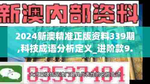 2024新澳精准正版资料339期,科技成语分析定义_进阶款9.451-1