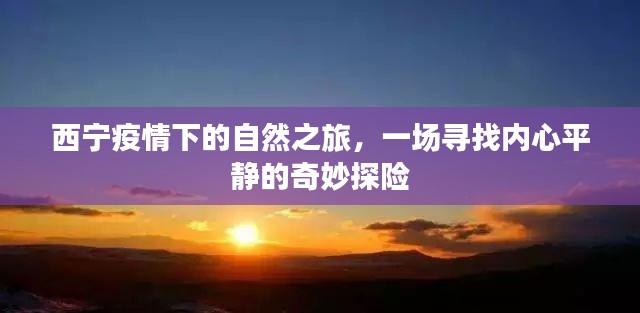 西宁疫情下的自然之旅,内心平静的奇妙探险之旅