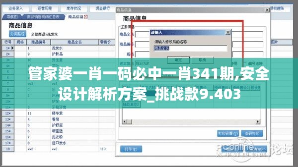 管家婆一肖一码必中一肖341期,安全设计解析方案_挑战款9.403