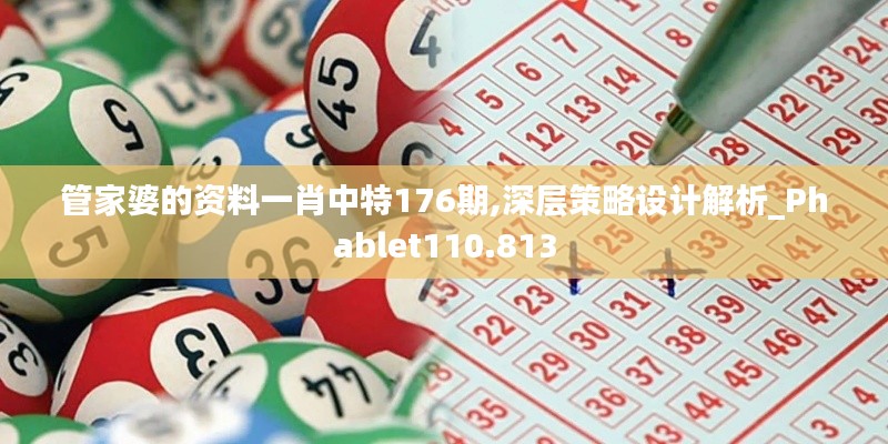 管家婆的资料一肖中特176期,深层策略设计解析_Phablet110.813