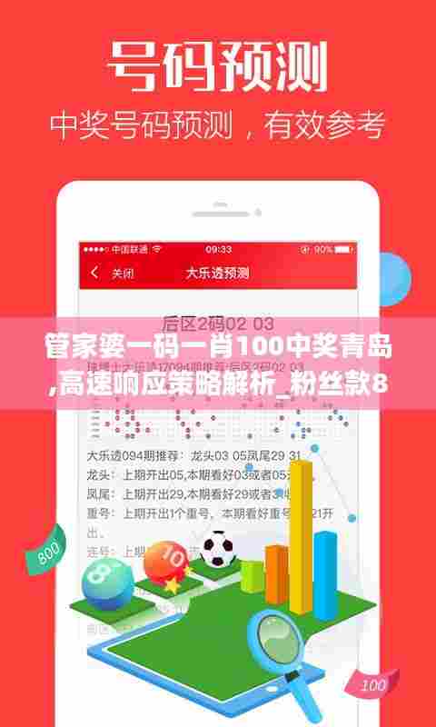 管家婆一码一肖100中奖青岛,高速响应策略解析_粉丝款8.938