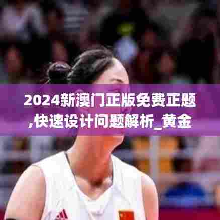 2024新澳门正版免费正题,快速设计问题解析_黄金版18.132