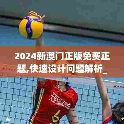 2024新澳门正版免费正题,快速设计问题解析_黄金版18.132