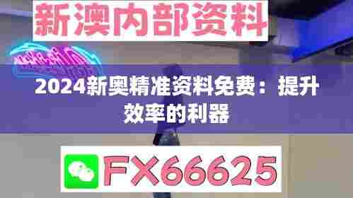 2024新奥精准资料免费:提升效率的利器
