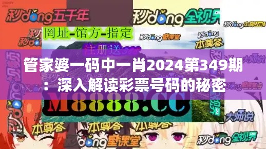 管家婆一码中一肖2024第349期:深入解读彩票号码的秘密