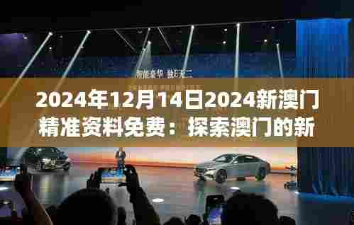 2024年12月14日2024新澳门精准资料免费:探索澳门的新视角