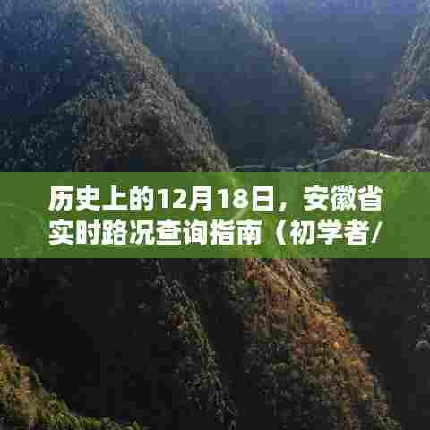 安徽省实时路况查询指南,历史12月18日路况查询初学者进阶用户适用攻略