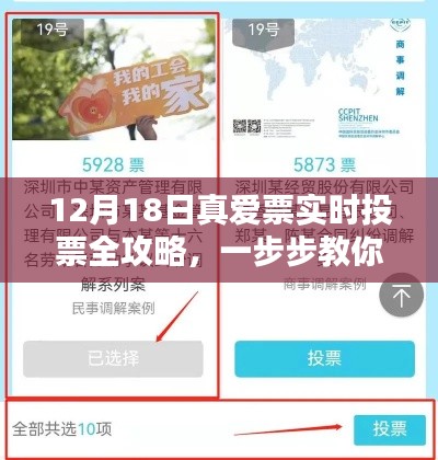 12月18日真爱票实时投票全攻略,为爱助力步骤详解