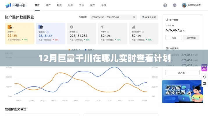 巨量千川计划实时查看指南,12月投放数据一览