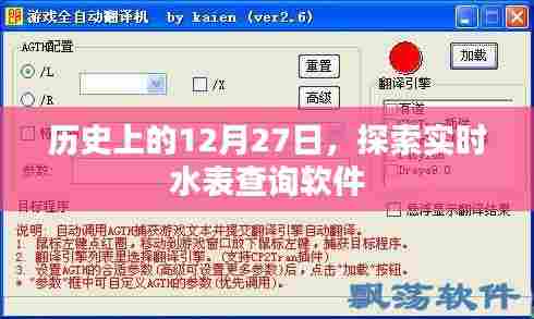 历史上的12月27日,实时水表查询软件探索