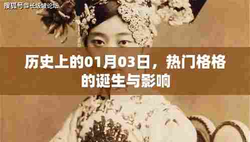 热门格格的诞生与影响,历史视角下的01月03日