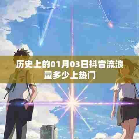 抖音热门流量趋势分析,历史一月三日流量数据揭秘